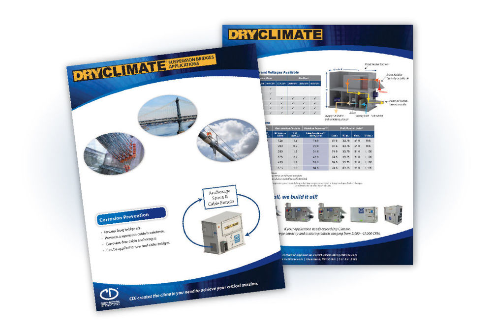 Dry Climate Suspension Bridges Application Flyer